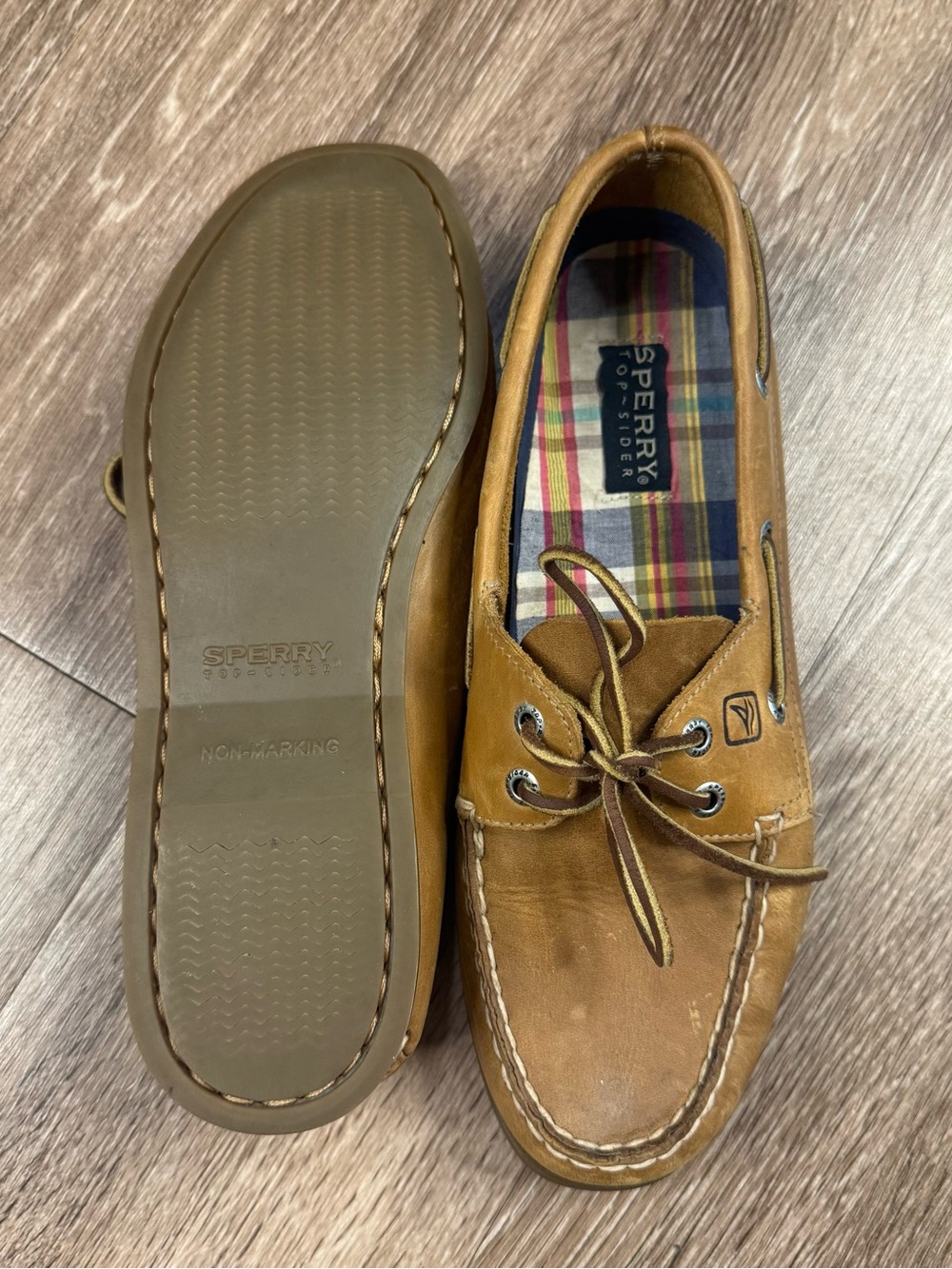 Women’s Sperry Brown Leather Boat Shoes